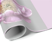 Pfingstrosen-Blumen-Tasse Geschenkpapier (Rolleneckpunkt)