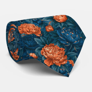 Pfingstrosen-Blumen-Trauzeuge Fancy-Hochzeit Krawatte