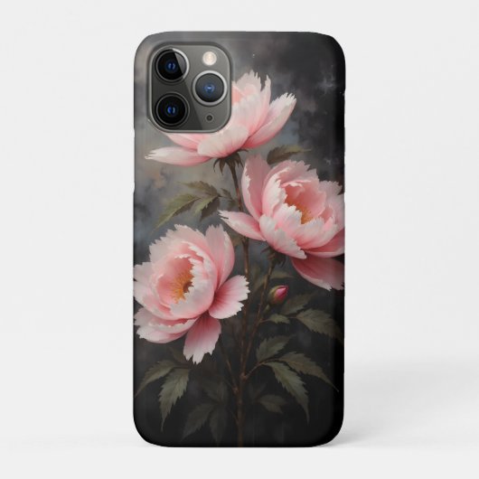 Pfingstrosen-Blumenkunstwerk Case-Mate iPhone Hülle (Rückseite)