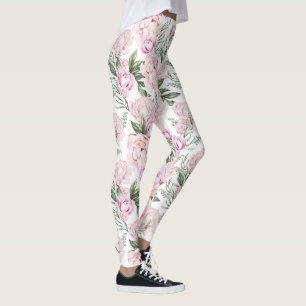 Pfingstrosen-Blumenleggings Leggings