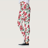 Pfingstrosen-Blumenleggings Leggings (Links)