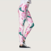 Pfingstrosen-Blumenleggings Leggings (Rechts)