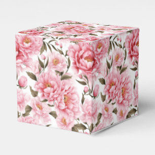 Pfingstrosen-Druck Party-Geschenkbox Geschenkschachtel