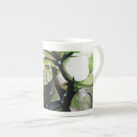 "Pfingstrosen-Fahr" feine Porzellan-Tasse