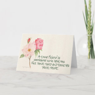 Pfingstrosen-Freunde Karte