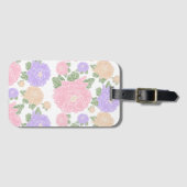 Pfingstrosen Gepäckanhänger (Vorderseite (Horizontal))