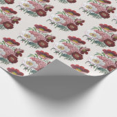 Pfingstrosen Geschenkpapier (Ecke)