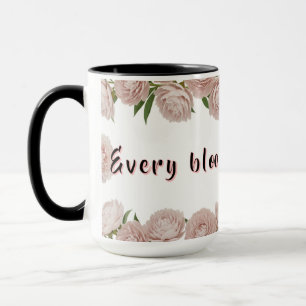 Pfingstrosen-Grace-Elegante Blumenkunst Tasse