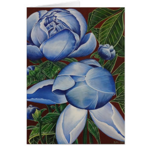 Pfingstrosen-Gruß-Karte