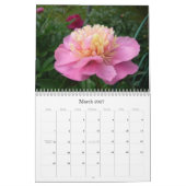 Pfingstrosen-Kalender August 2007 bis Juli 2008 Kalender (Mär 2027)