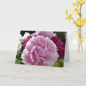 Pfingstrosen Karte (Gelbe Blume)