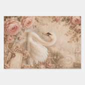 Pfingstrosen Manor Französischer Garten Viktoriani Geschenkpapier Set (Vorderseite 2)
