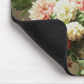 Pfingstrosen, Mohnblumen und Rosen, 1849 Mousepad (Ecke)