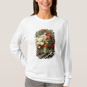 Pfingstrosen, Mohnblumen und Rosen, 1849 T-Shirt