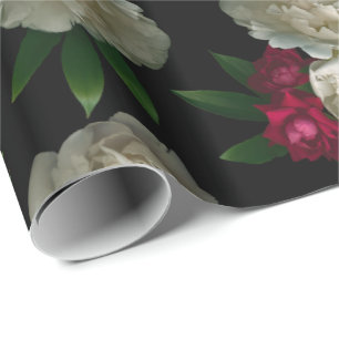 Pfingstrosen-Packpapier Geschenkpapier