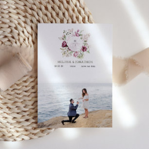 Pfingstrosen Pink Burgund Florales Bild Save The D Date