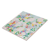 Pfingstrosen-Pink Fliese (Seite)