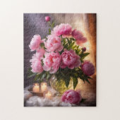 Pfingstrosen Puzzle (Vertikal)