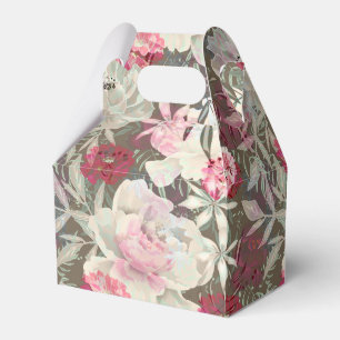 Pfingstrosen rosa Rosenblüten Blumen Blumenstrauß Geschenkschachtel