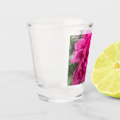 Pfingstrosen-Shotglas Schnapsglas (Links)