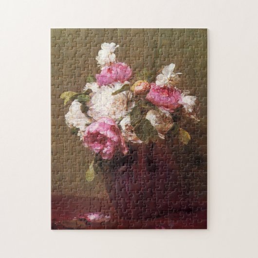 Pfingstrosen-und Rosen-Puzzlespiel Henri Puzzle (Vertikal)
