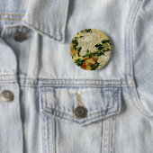 Pfingstrosen und Schmetterling Button (Beispiel)