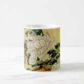 Pfingstrosen und Schmetterling Kaffeetasse (Mittel)