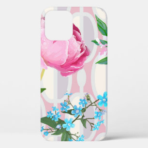Pfingstrosen und Vergissmeinnicht. Nahtlose Hinter Case-Mate iPhone Hülle