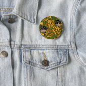 Pfingstrosen und Zaunkönige Button (Beispiel)