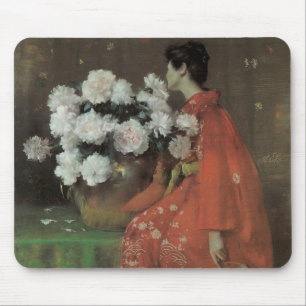 Pfingstrosen von William Merritt Chase, Vintage Fi Mousepad