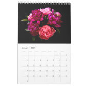 Pfingstrosen Wandkalender (Jan 2027)