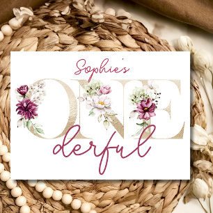 Pfingstrosen wundervolle Geburtstagsfeier Aquarell Einladung