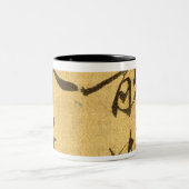 Pfingstrosen Zweifarbige Tasse (Mittel)