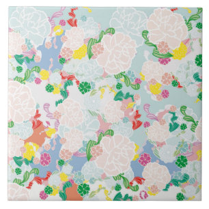 Pfingstrosenfarbig Fliese