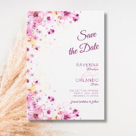 Pfingstrosenrose Romantik Kunst Hochzeit Save The Date