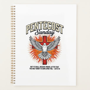 Pfingstsonntag-Taube-Kreuz-Vintage-Shirt Planer