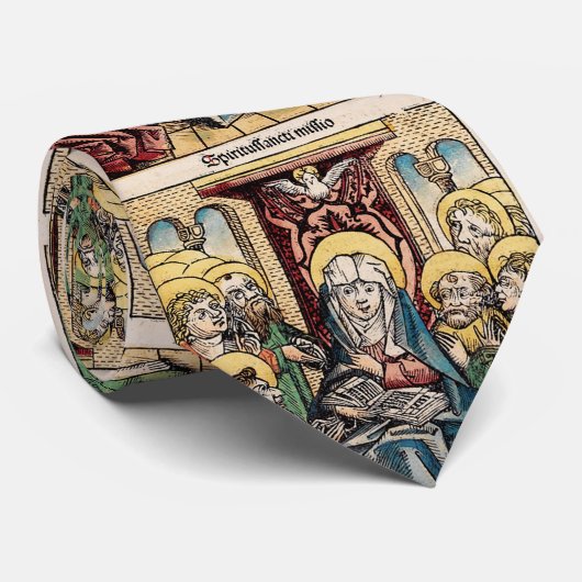 Pfingstszene nach Ostern Krawatte (Gerollt)