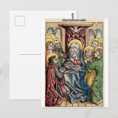 Pfingstszene nach Ostern Postkarte (Vorne/Hinten)