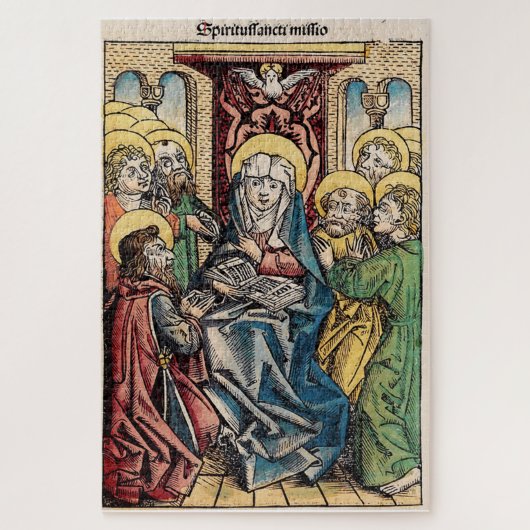 Pfingstszene nach Ostern Puzzle (Vertikal)