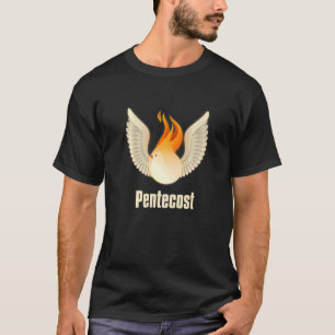 Pfingsttauben Feuerzungen wirken heilig p T-Shirt