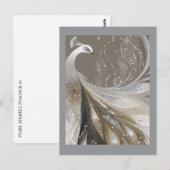 PFIRSCHEGLANZ PFau #1 Postkarte (Vorne/Hinten)