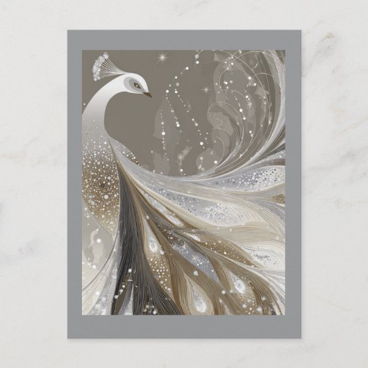 PFIRSCHEGLANZ PFau #1 Postkarte (Vorderseite)