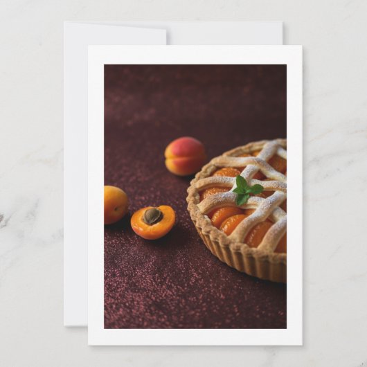Pfirschkuchen Einladung (Vorderseite)