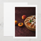Pfirschkuchen Einladung (Vorne/Hinten)