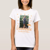 Pfirsich-Abschluss  T-Shirt (Vorderseite)