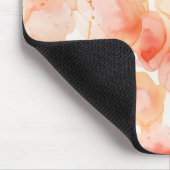 Pfirsich Abstrakt Mousepad (Ecke)