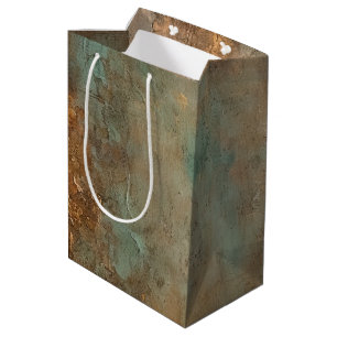 Pfirsich Aqua Türkis Rosen Gold Brautparty Hochzei Mittlere Geschenktüte