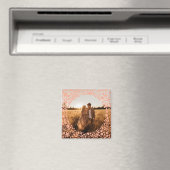 Pfirsich-Beeren-Rahmen-Foto Magnet (In Situ (Geschirrspüler))