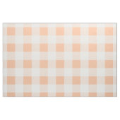 Pfirsich-Büffel-Karo-Muster Stoff (Fat Quarter (45,7 x 55,9 cm))