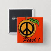 Pfirsich! Button (Vorne & Hinten)